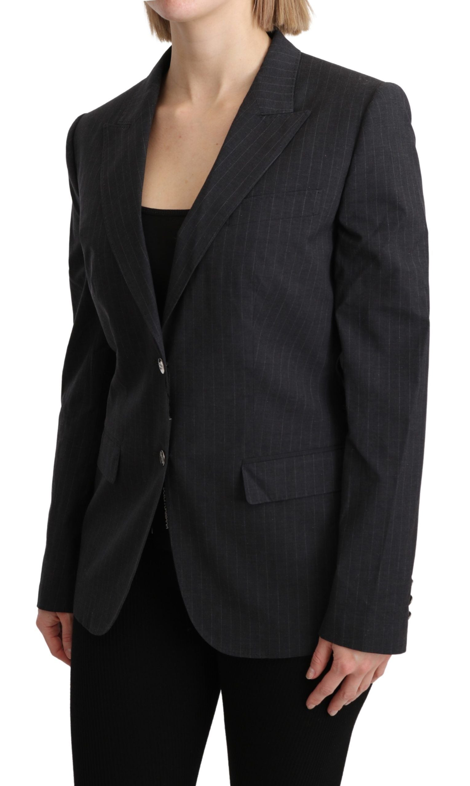 Dolce & Gabbana Grey Blazer for Women detail view