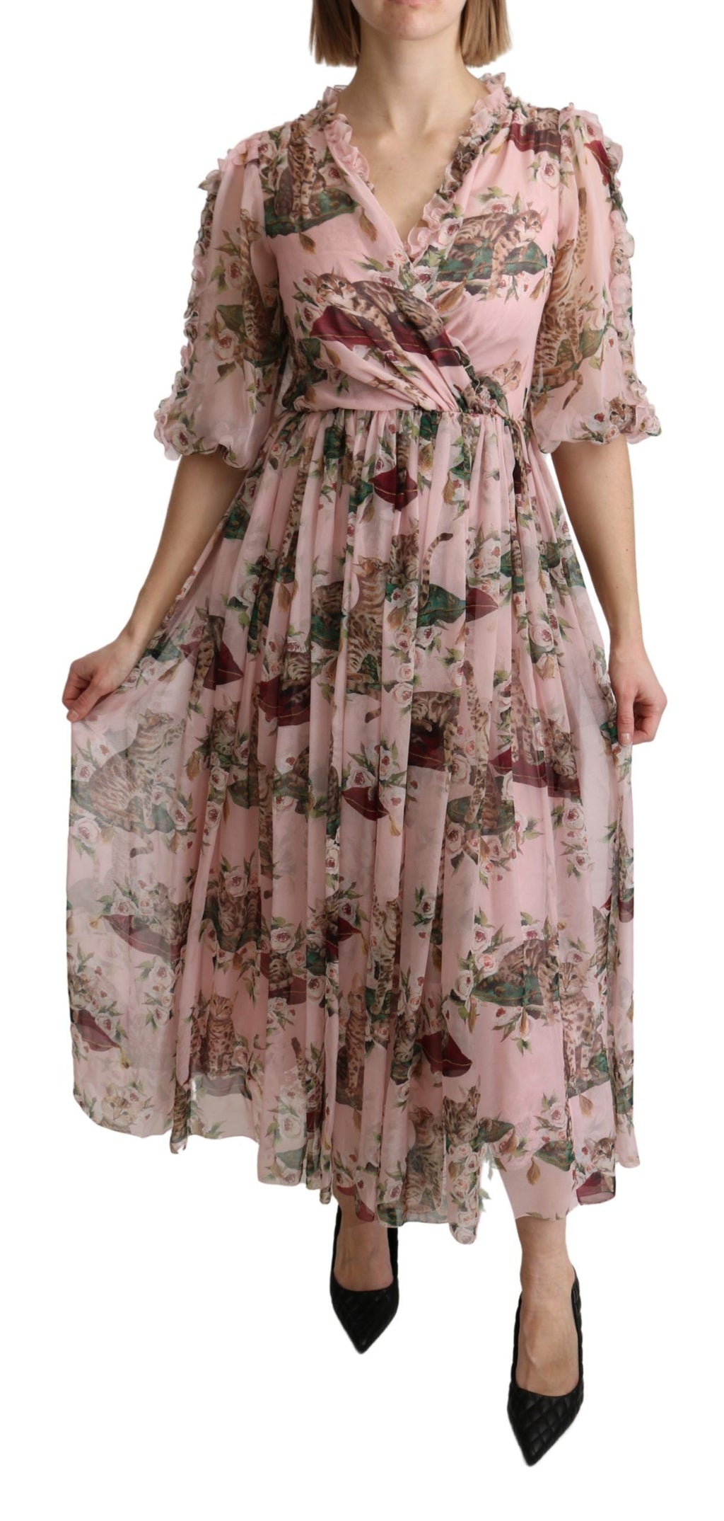 Dolce & Gabbana Pink Long Dress for Women
