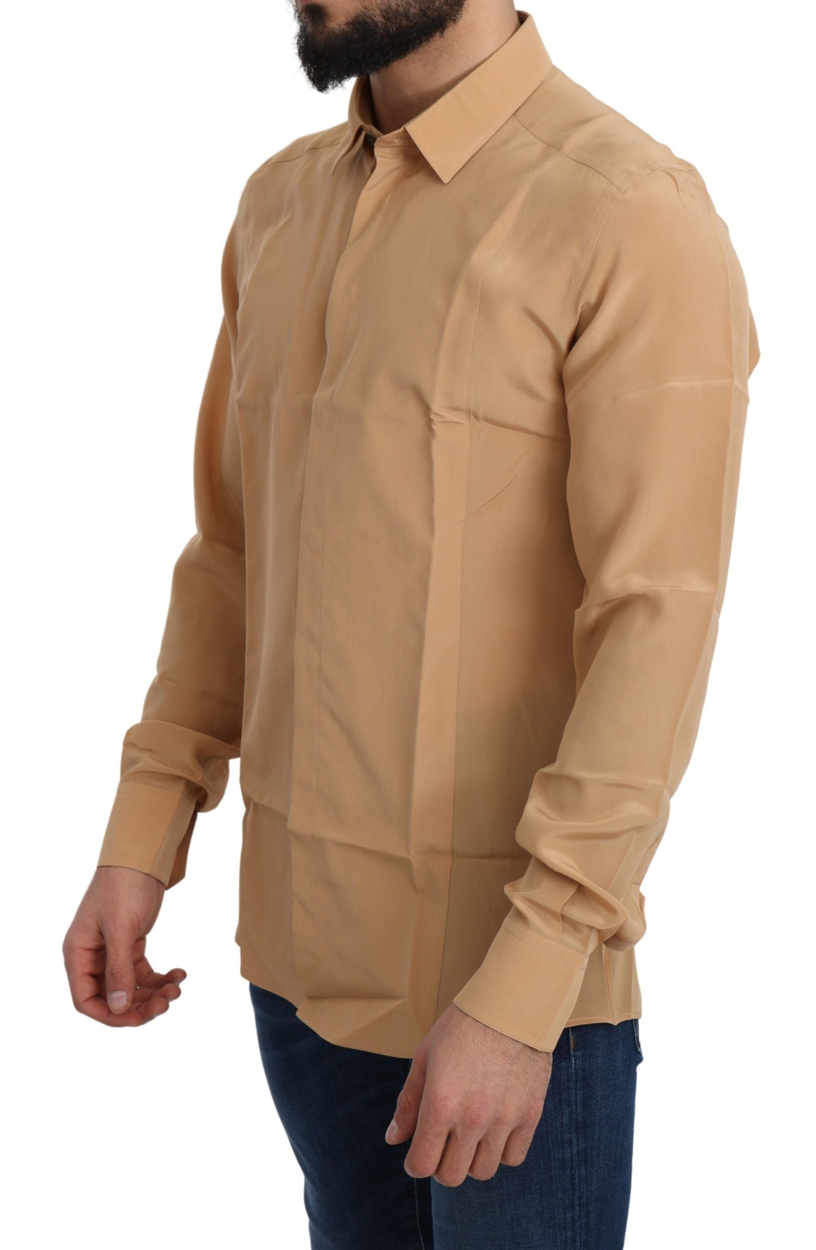 Dolce & Gabbana Yellow Dress Shirt for Men alternate view