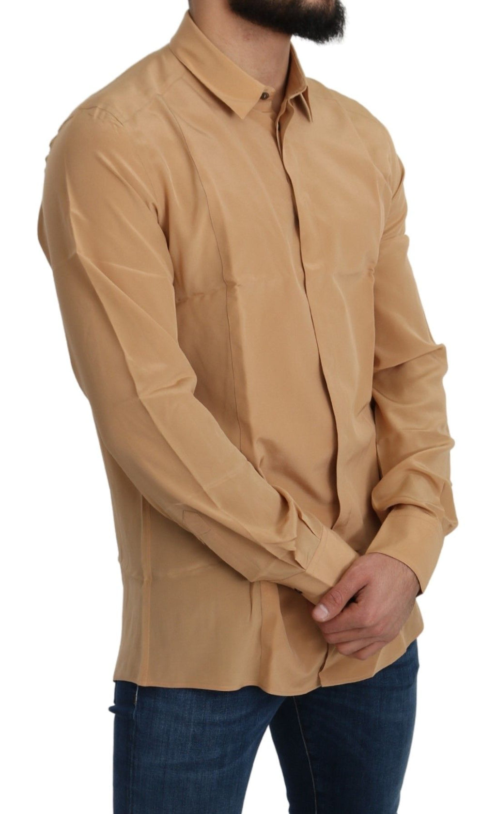 Dolce & Gabbana Yellow Dress Shirt for Men additional view