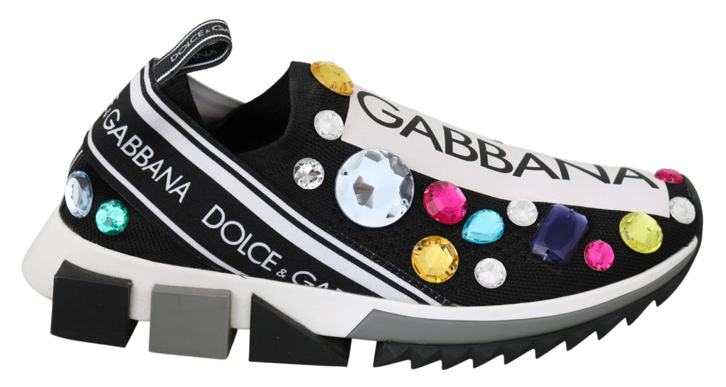 Dolce & Gabbana Black Low Top Sneakers for Women