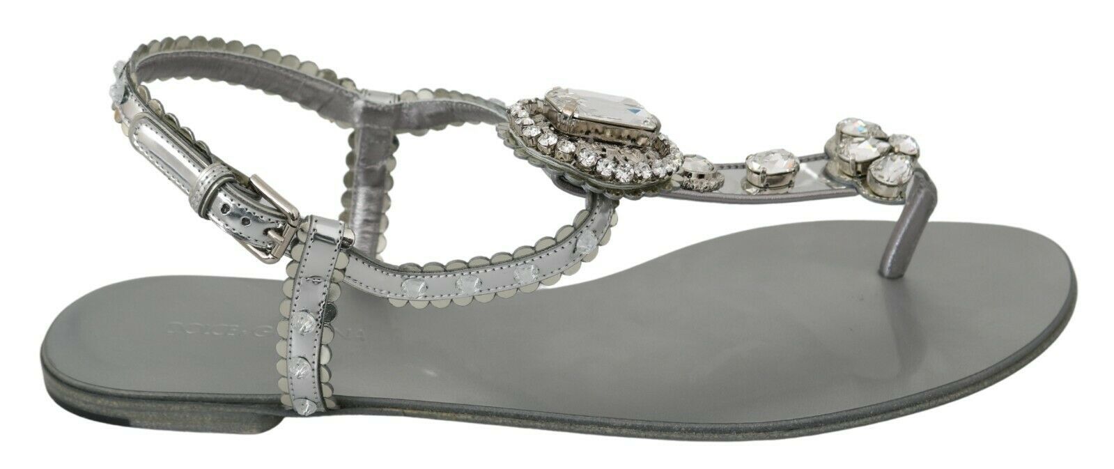 Dolce & Gabbana Silver Flat for Women