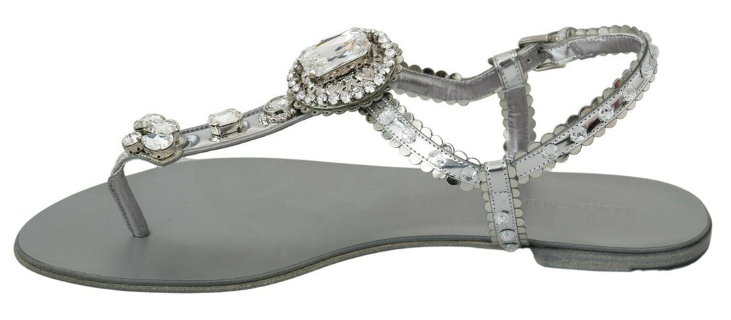 Dolce & Gabbana Silver Flat for Women detail view