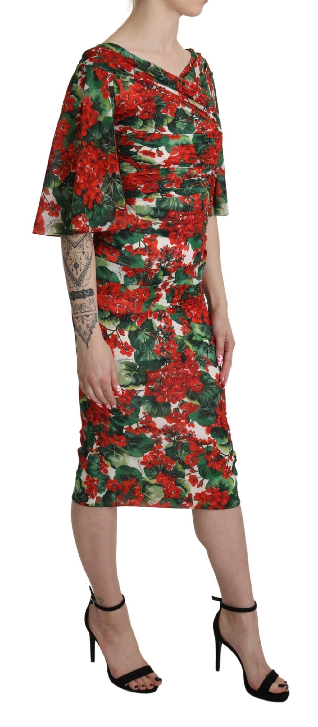 Dolce & Gabbana Multicolor Midi Dress for Women detail view