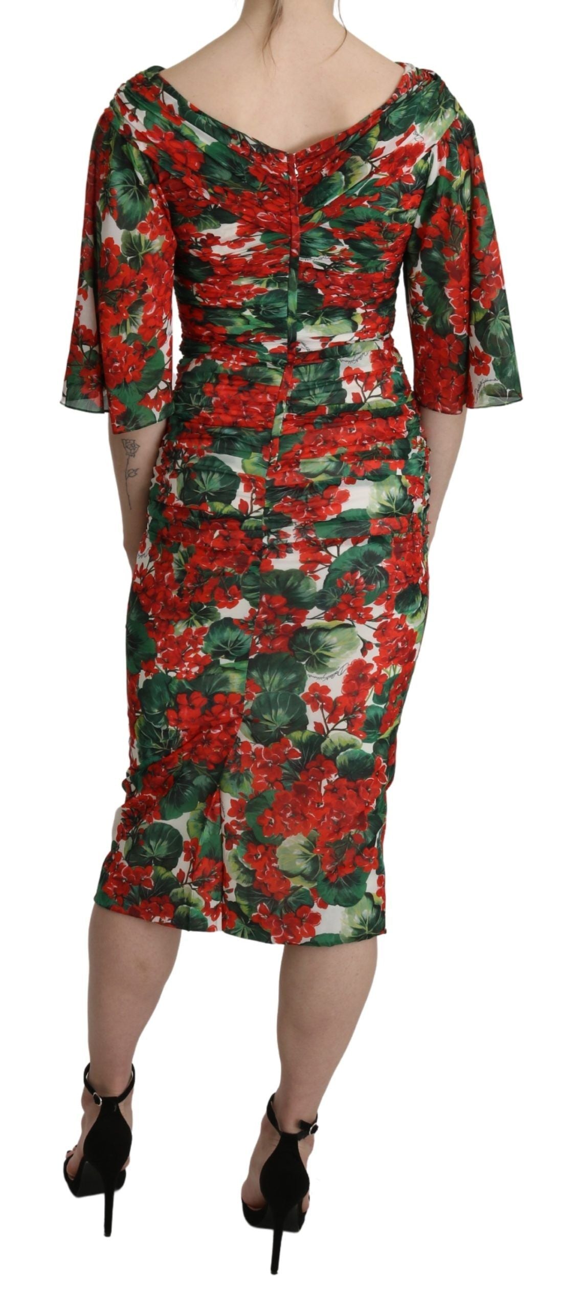 Dolce & Gabbana Multicolor Midi Dress for Women side view
