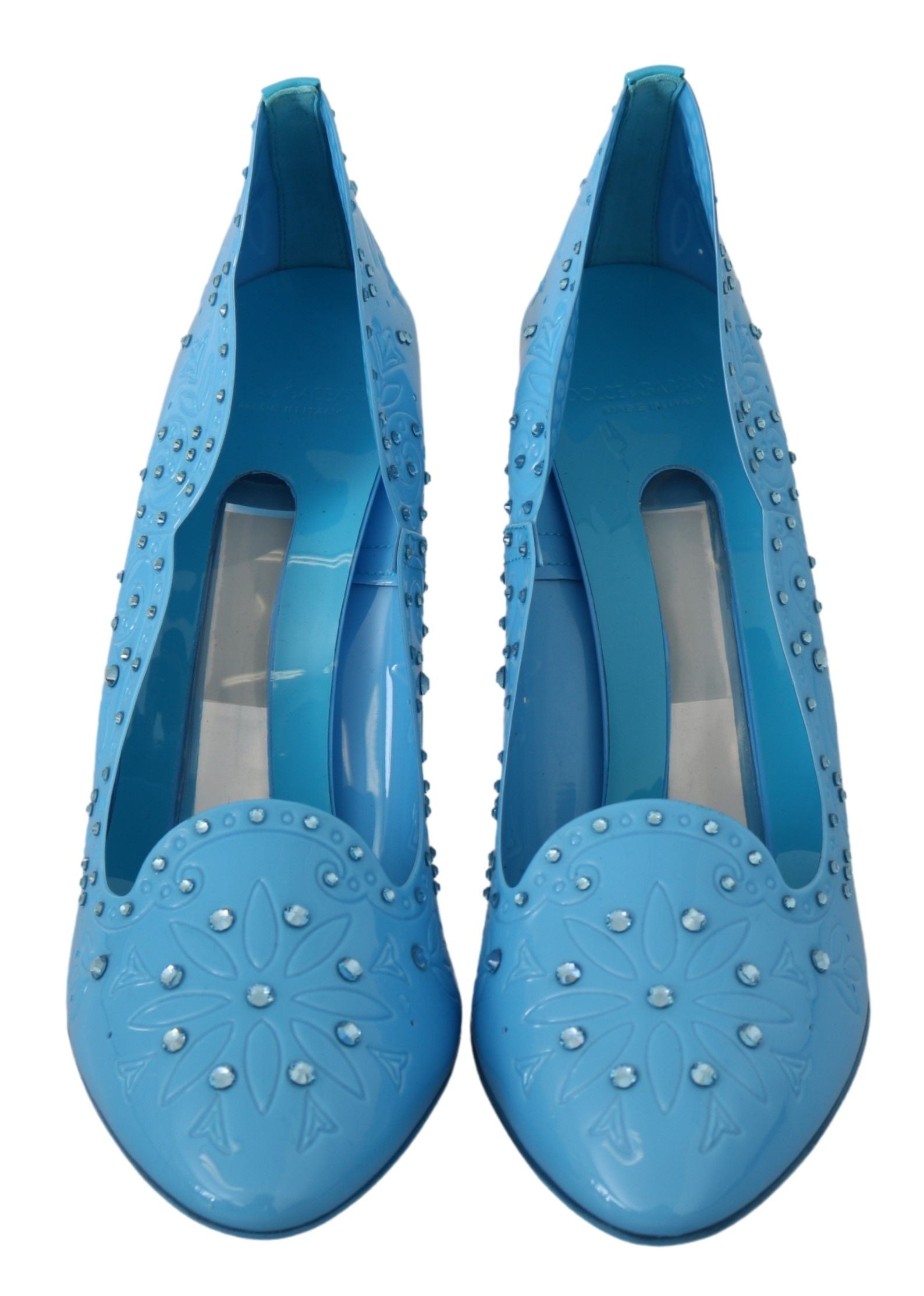 Dolce & Gabbana Blue High Heel for Women side view