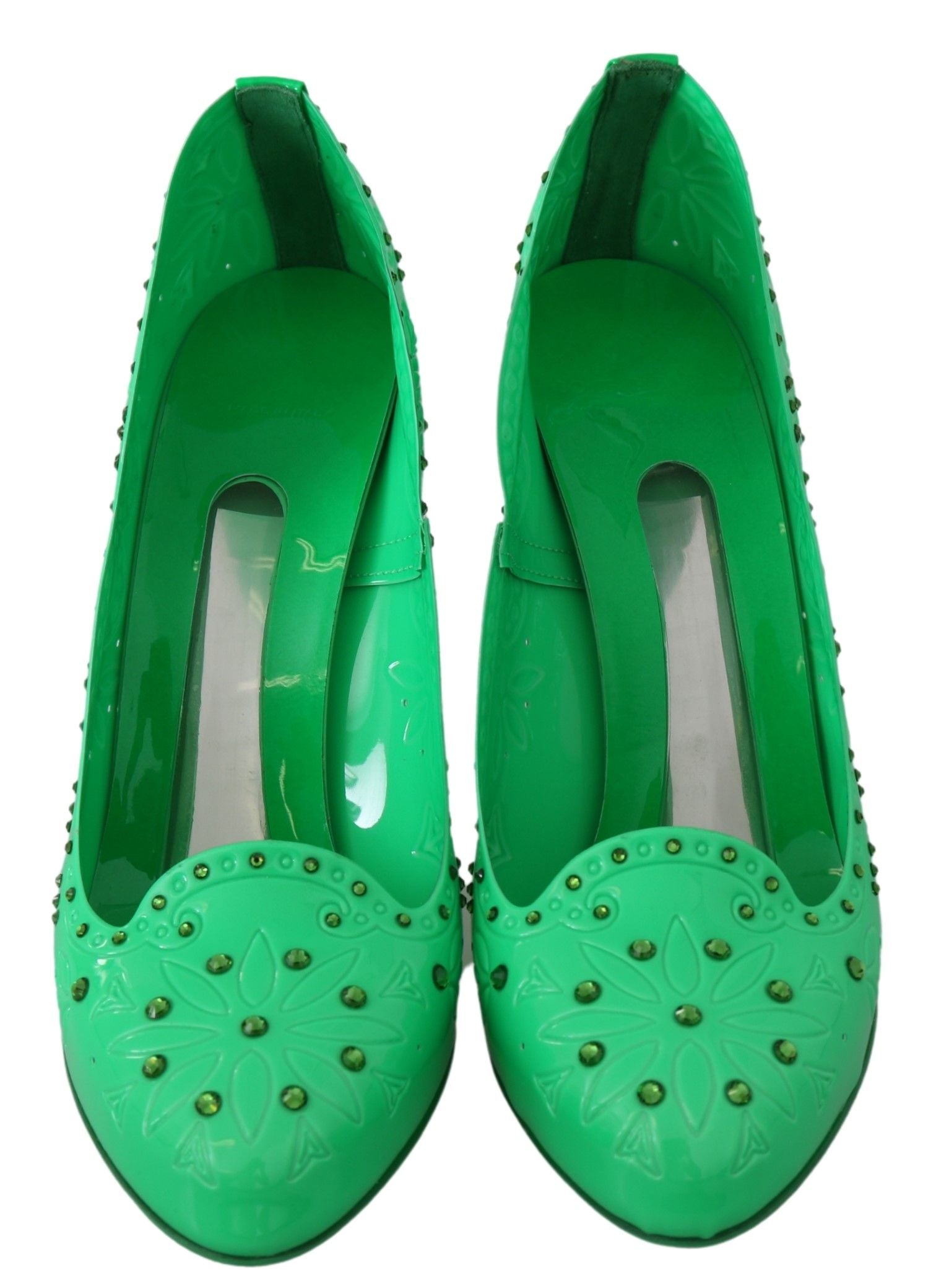 Dolce & Gabbana Green High Heel for Women side view