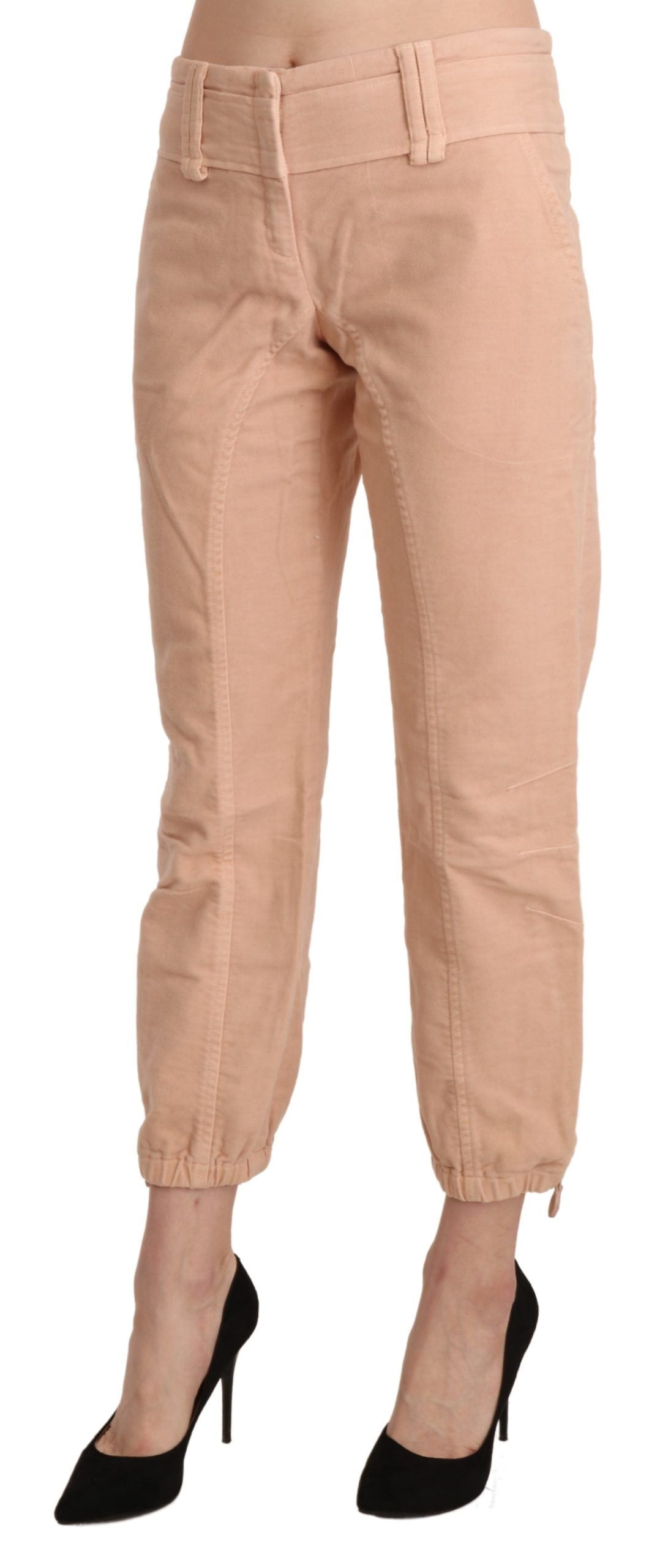 Ermanno Scervino Beige Cropped Pants for Women alternate view
