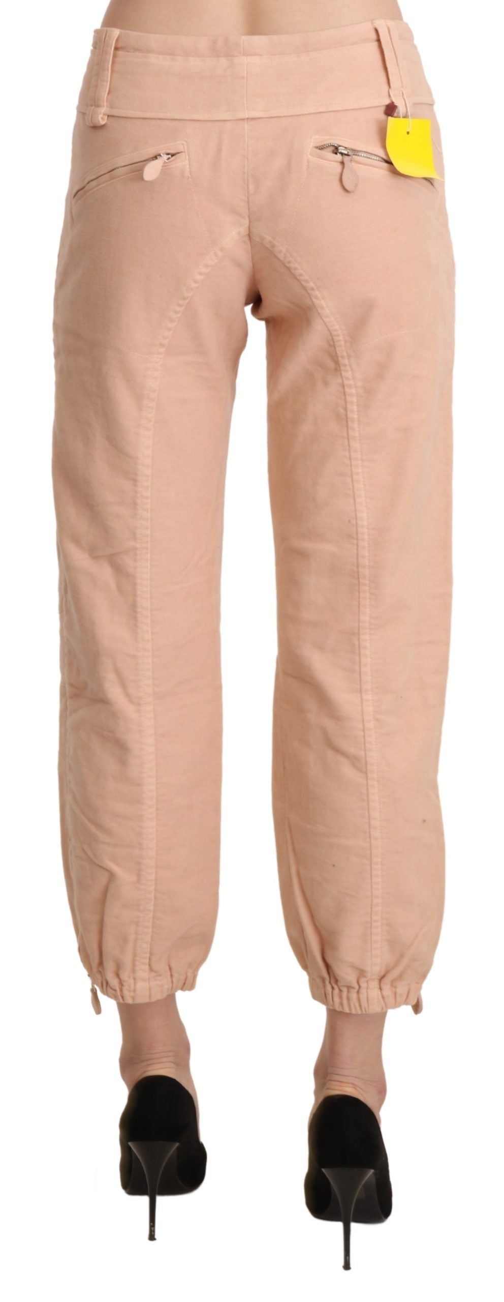 Ermanno Scervino Beige Cropped Pants for Women detail view