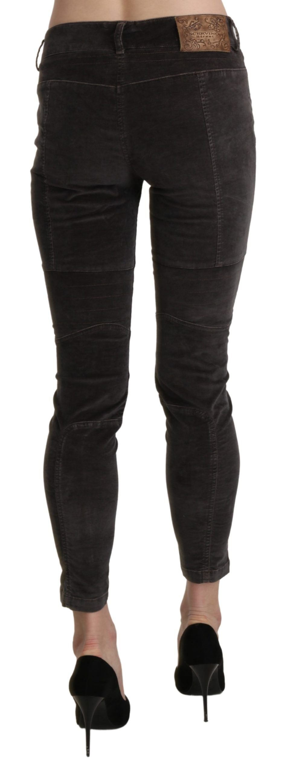 Ermanno Scervino Brown Cropped Pants for Women detail view