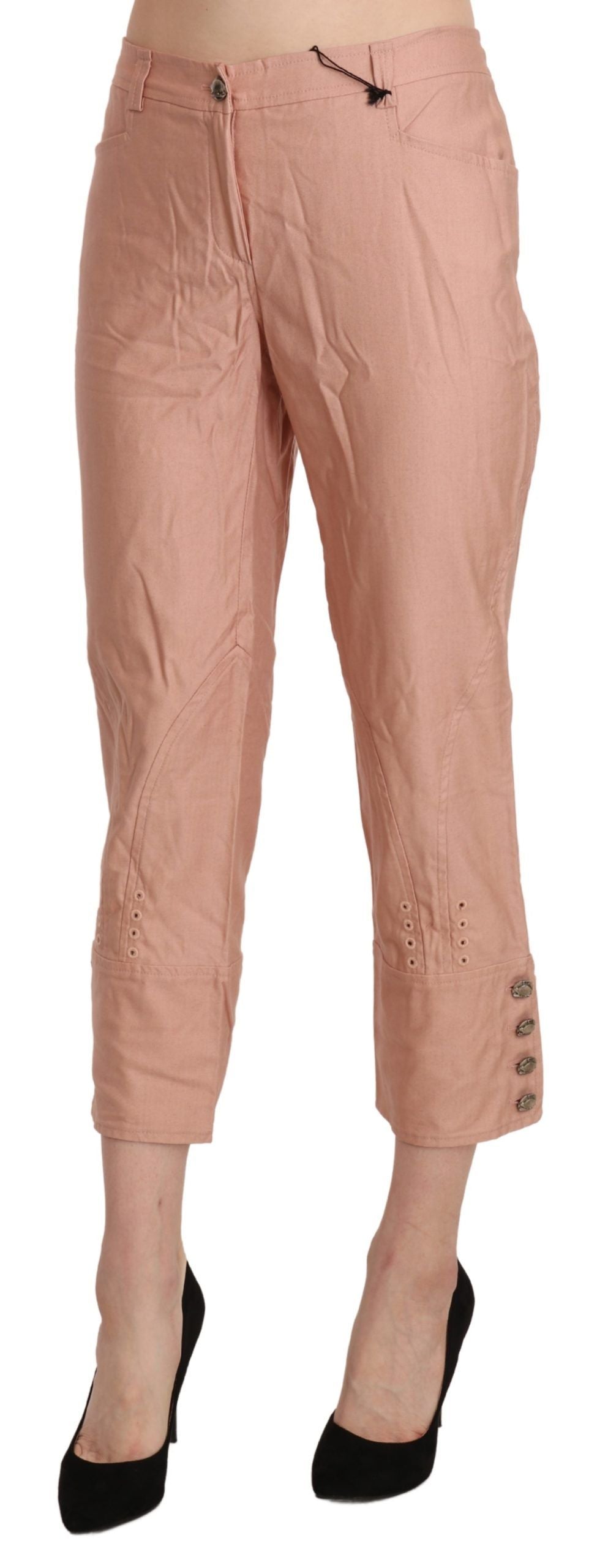 Ermanno Scervino Pink Cropped Pants for Women alternate view