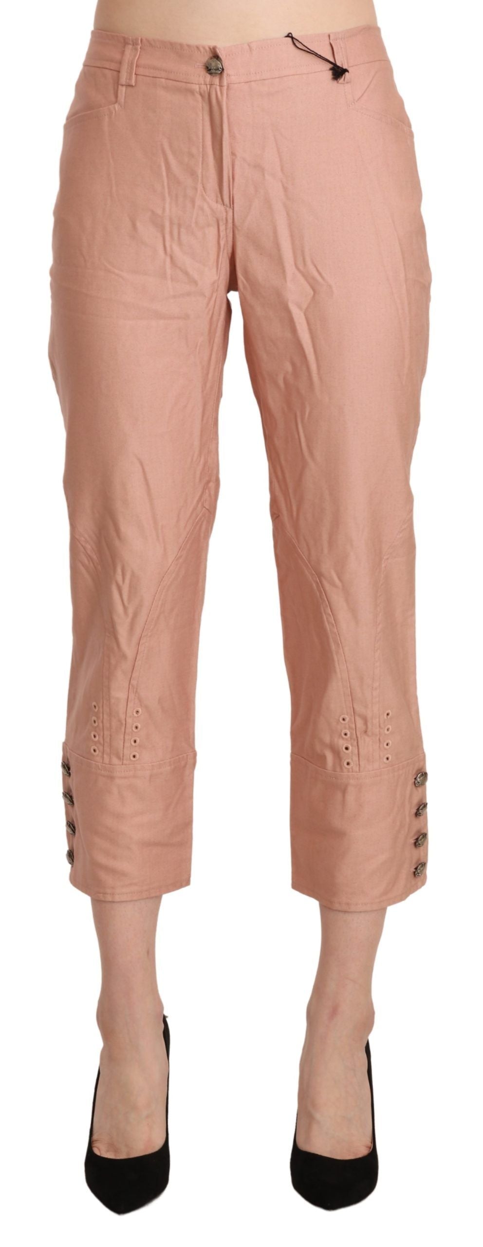 Ermanno Scervino Pink Cropped Pants for Women