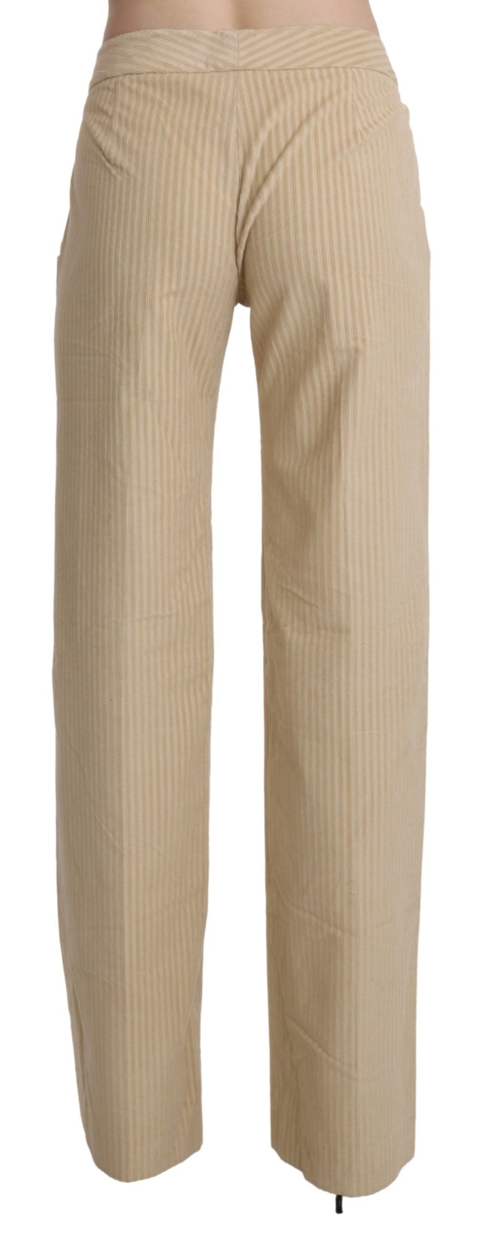 Ermanno Scervino Beige Flared Pants for Women detail view