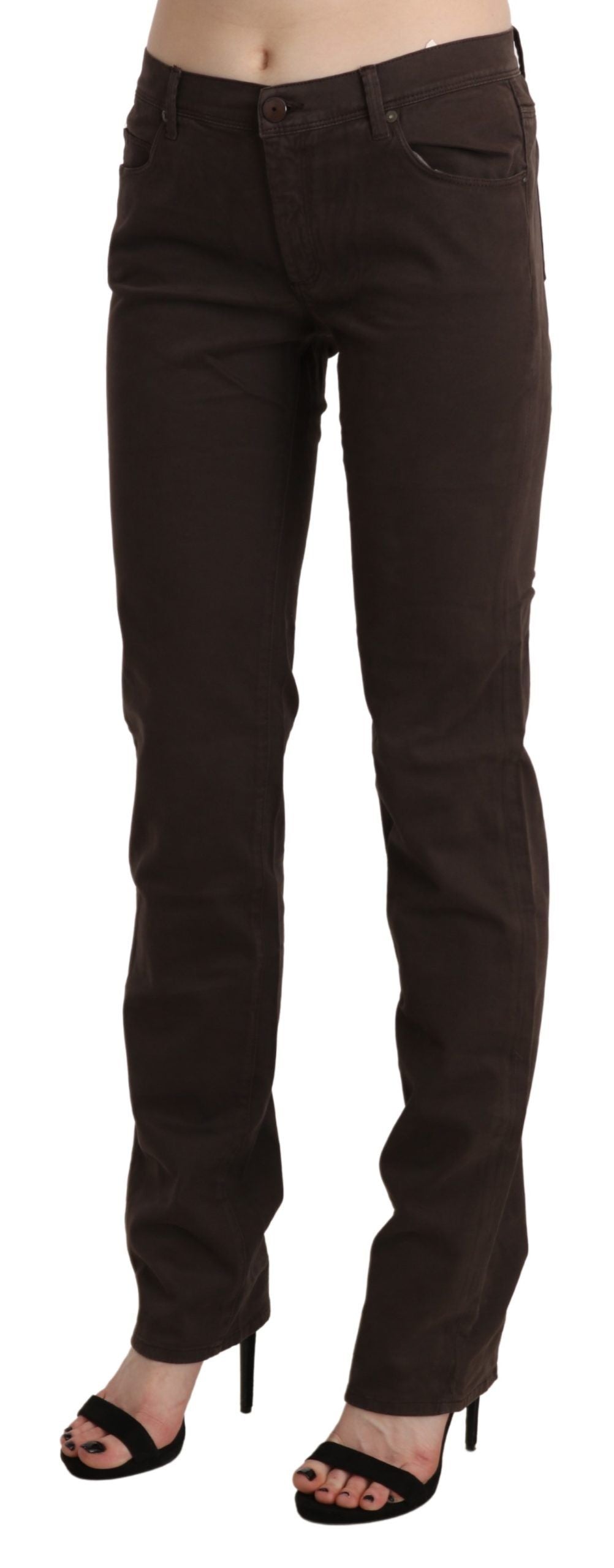 Ermanno Scervino Brown Skinny Jeans for Women alternate view