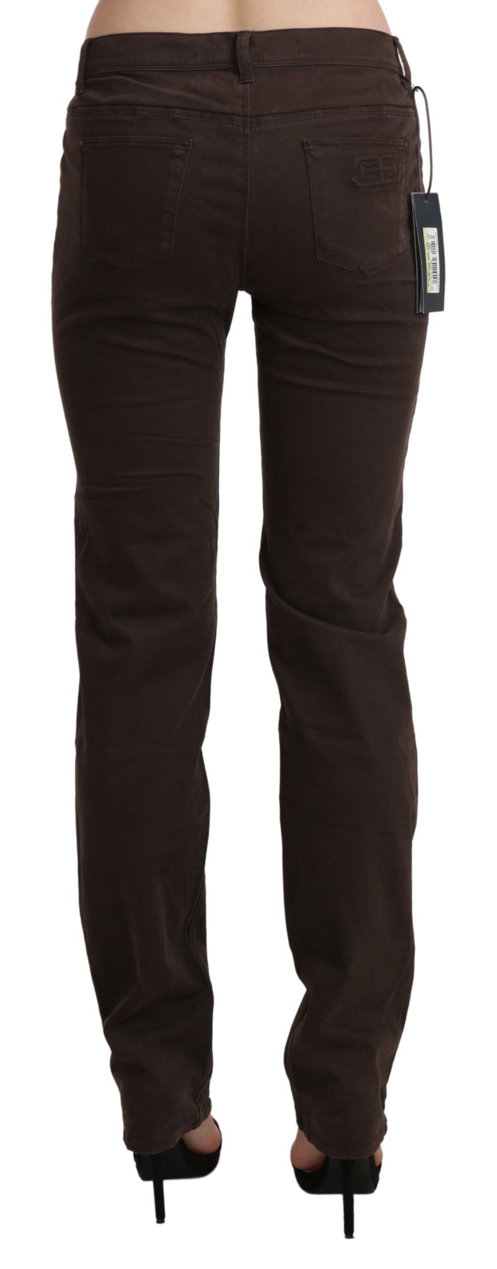 Ermanno Scervino Brown Skinny Jeans for Women detail view