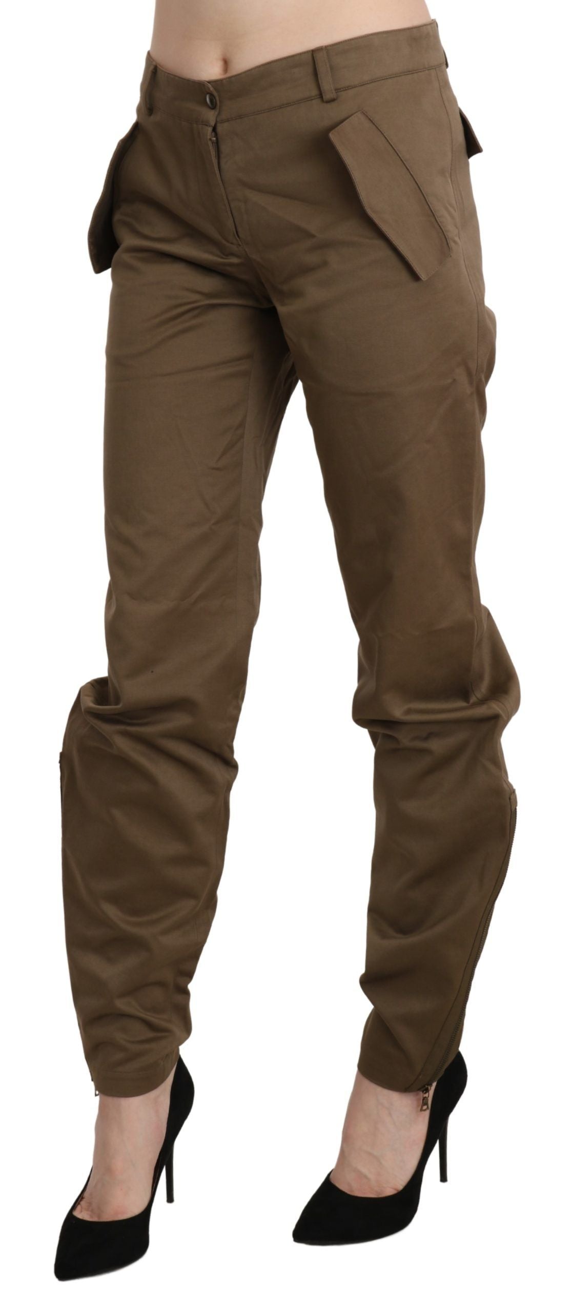 Ermanno Scervino Brown Casual Pants for Women alternate view