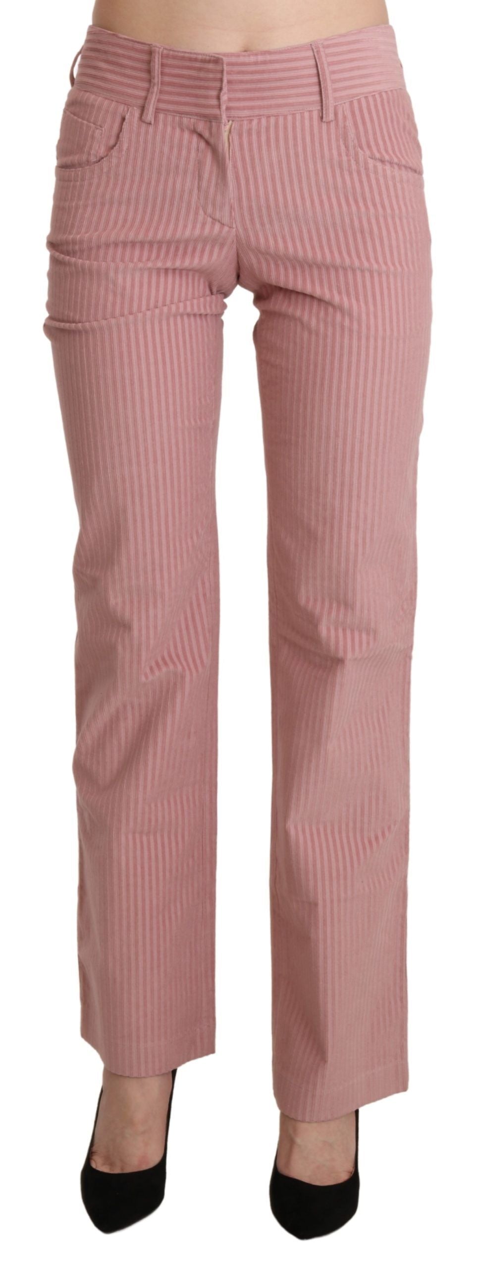 Ermanno Scervino Pink Casual Pants for Women detail view
