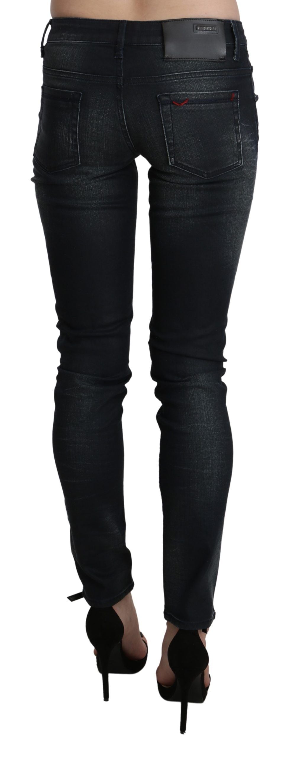 Acht Black Skinny Jeans for Women detail view