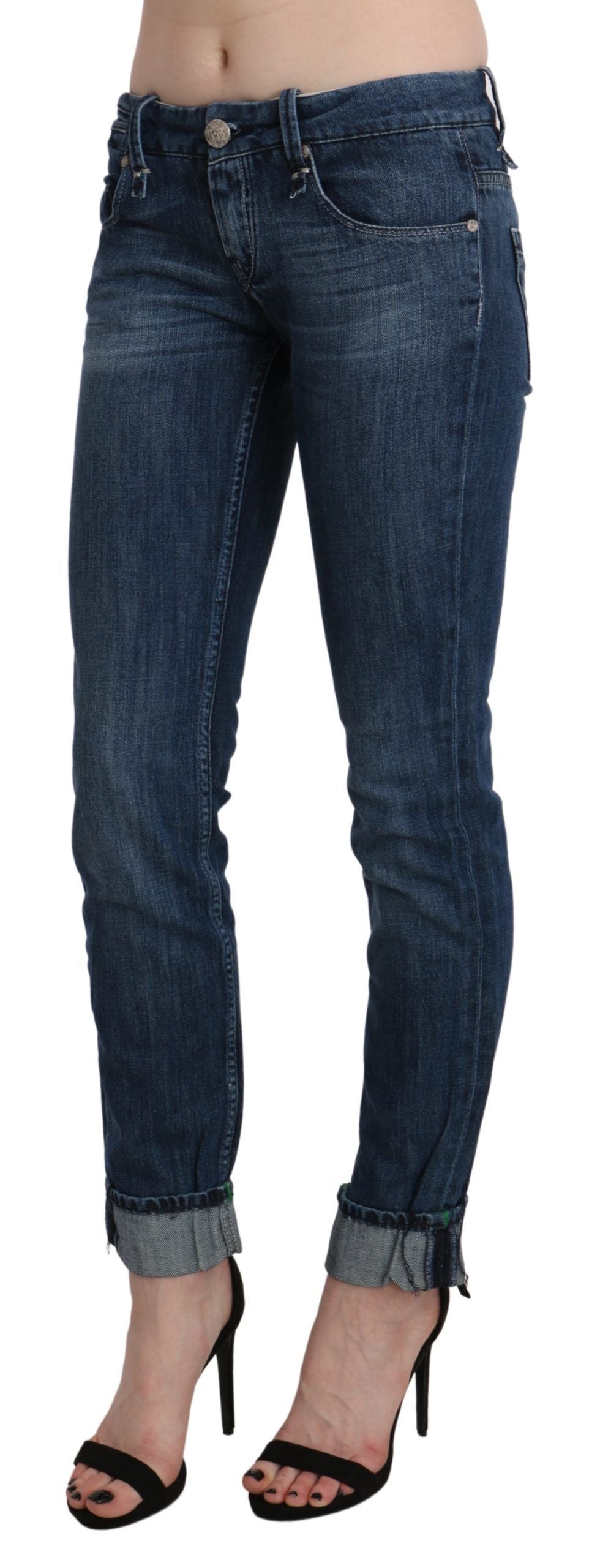 Acht Blue Skinny Jeans for Women alternate view