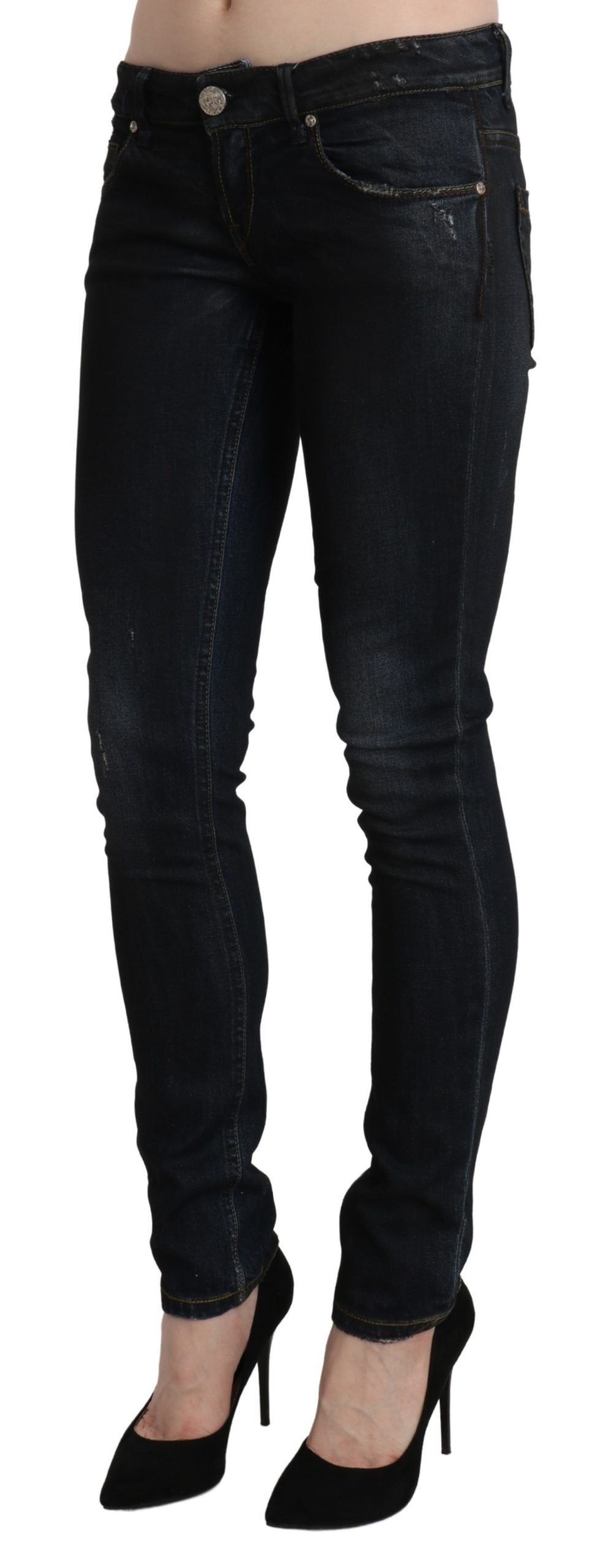 Acht Black Skinny Jeans for Women alternate view