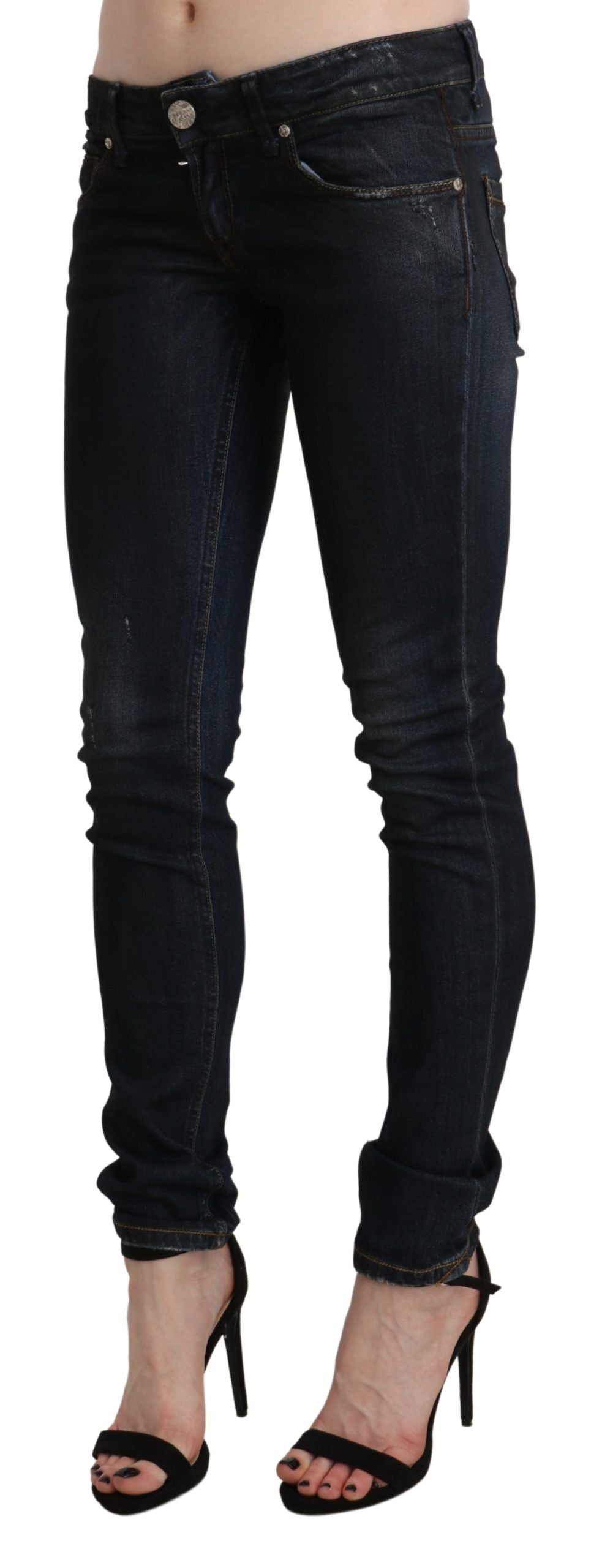 Acht Black Skinny Jeans for Women alternate view