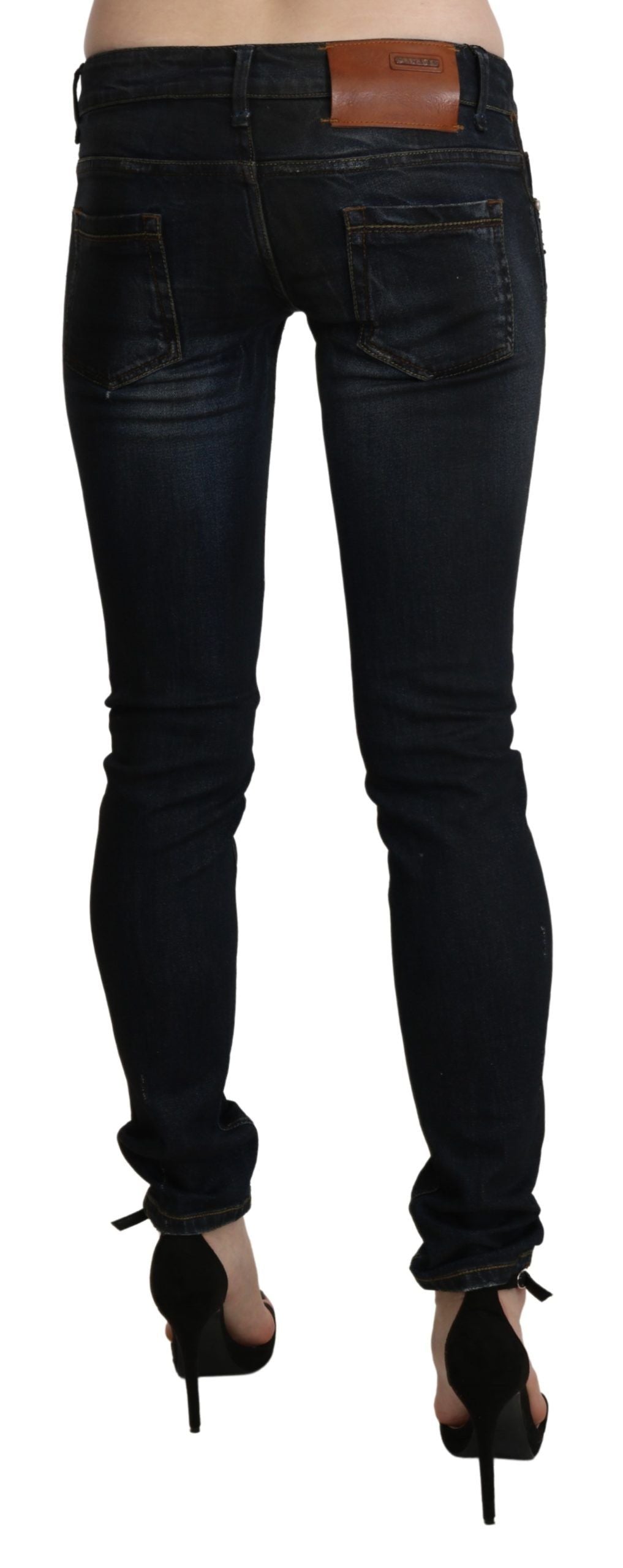 Acht Black Skinny Jeans for Women detail view