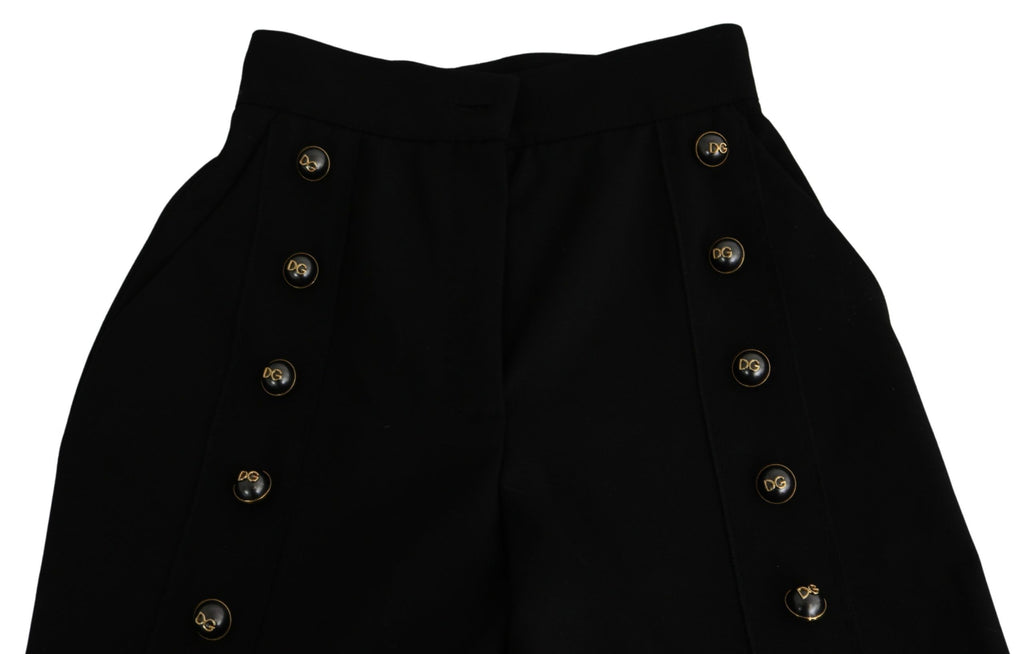 Dolce & Gabbana Black Cropped Pants for Women additional view