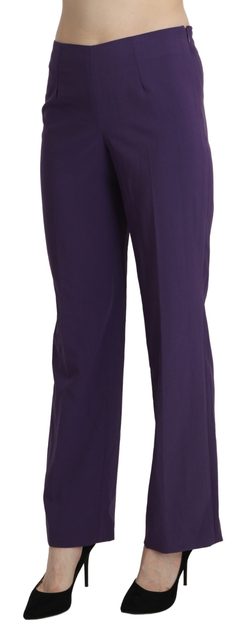 BENCIVENGA Purple Dress Pants for Women alternate view