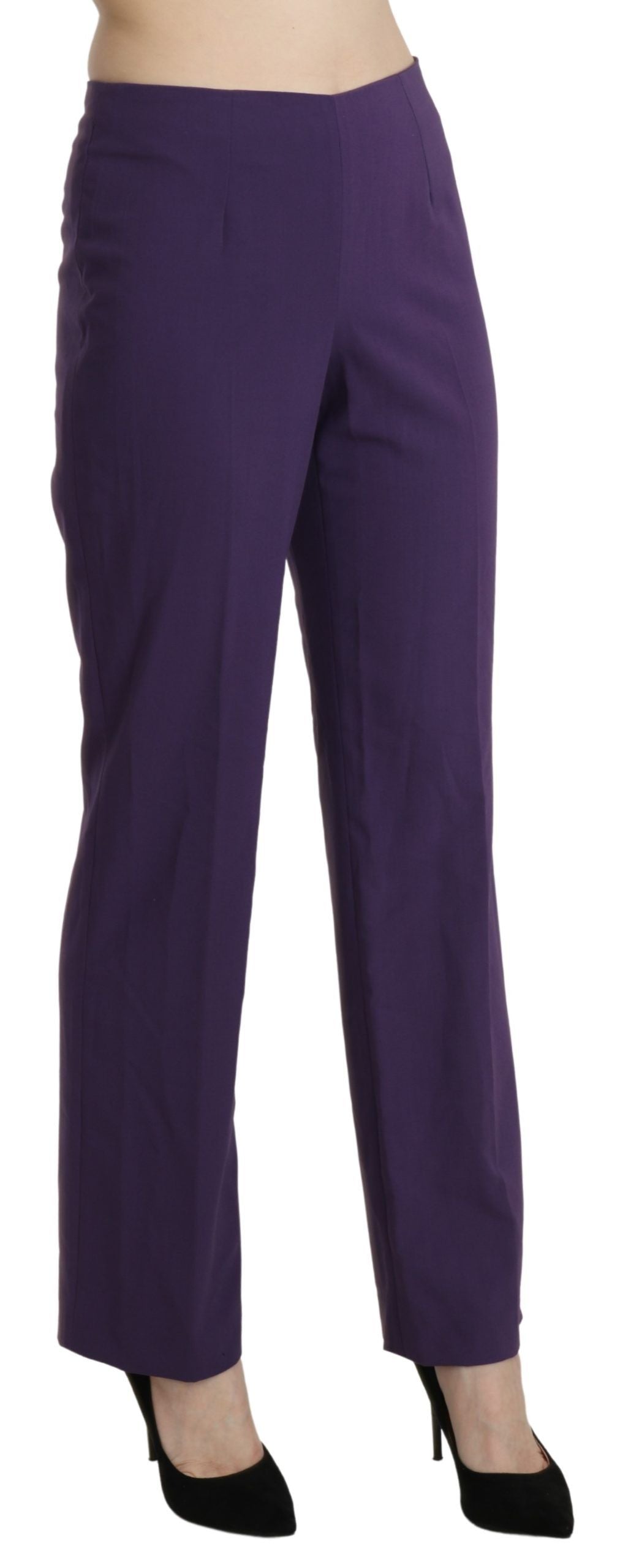 BENCIVENGA Purple Dress Pants for Women side view