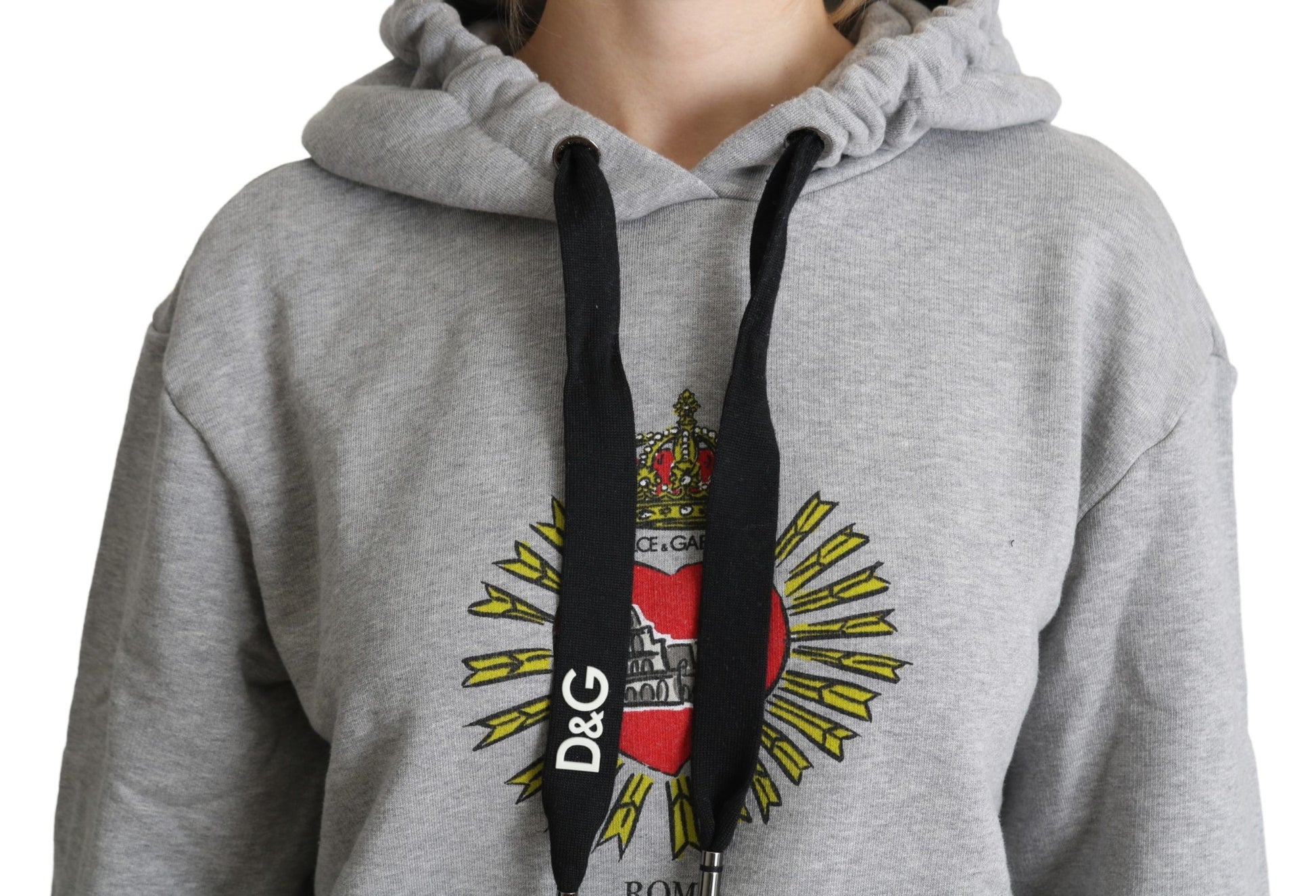 Dolce & Gabbana Grey Hoodie for Women side view