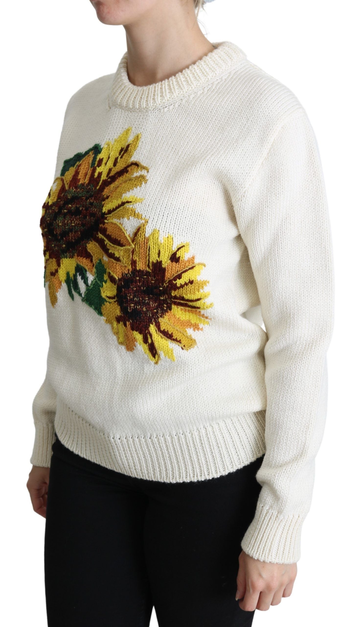 Dolce & Gabbana White Sweatshirt for Women detail view