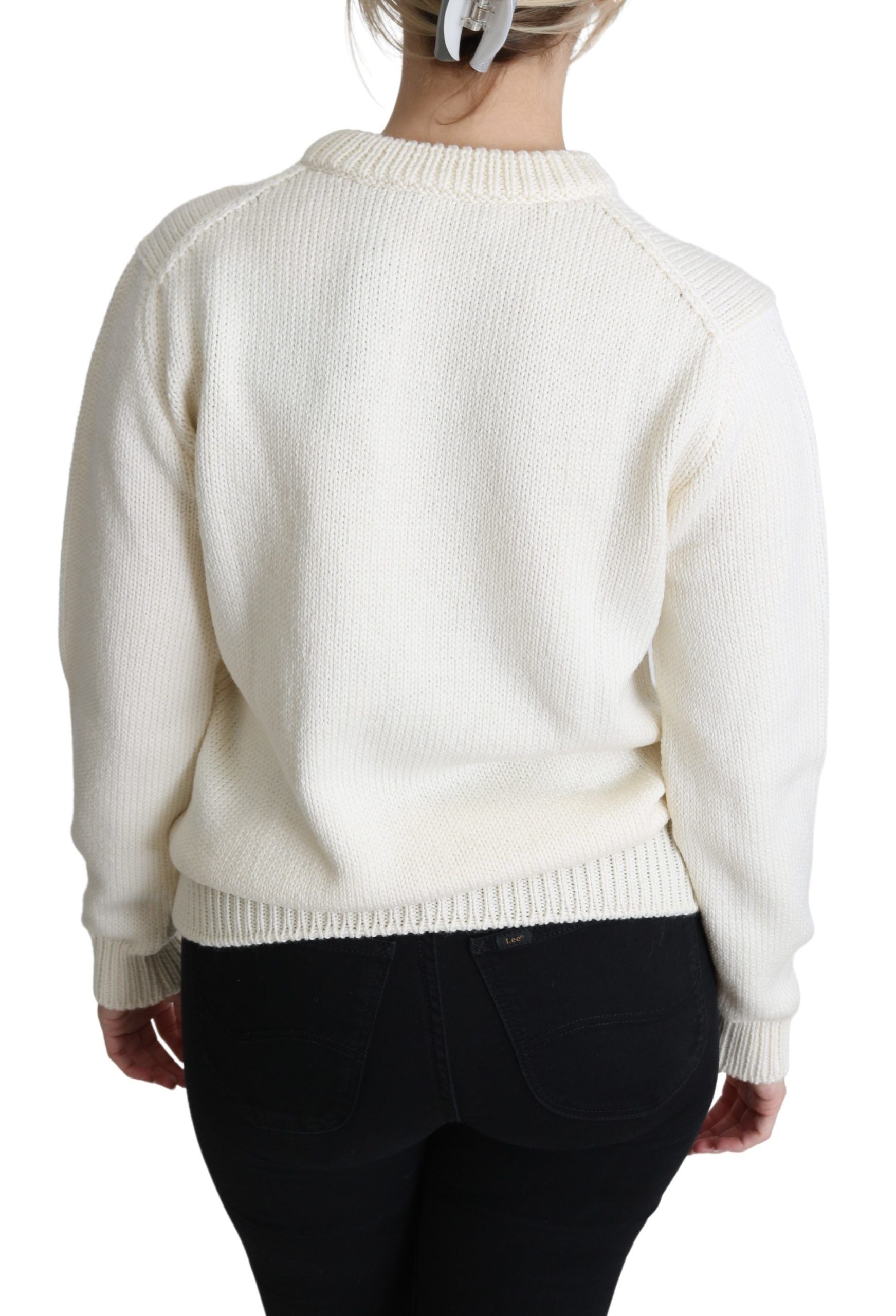 Dolce & Gabbana White Sweatshirt for Women side view