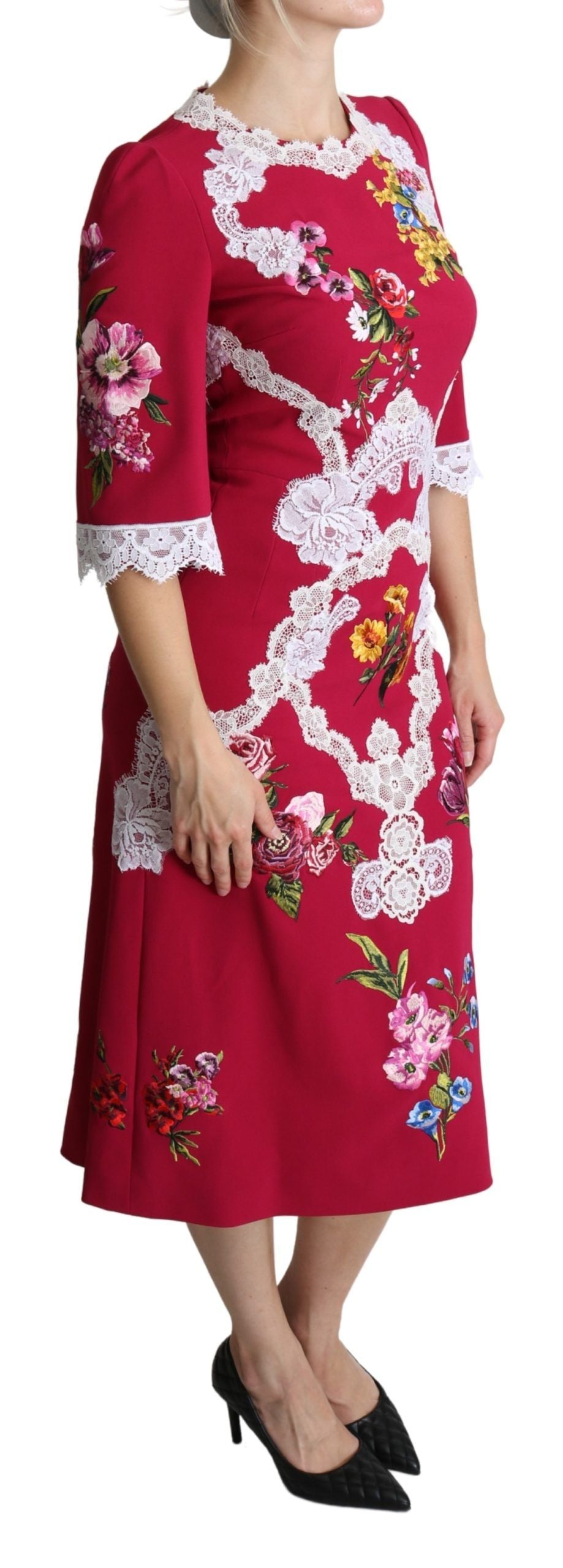 Dolce & Gabbana Red Midi Dress for Women alternate view