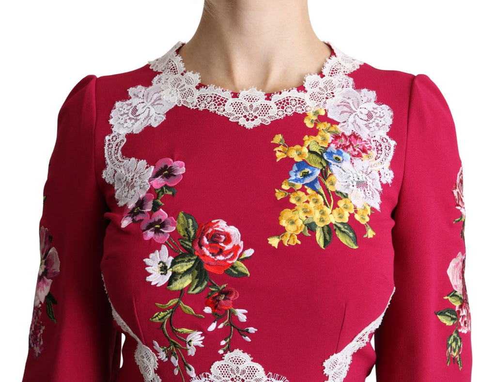 Dolce & Gabbana Red Midi Dress for Women additional view