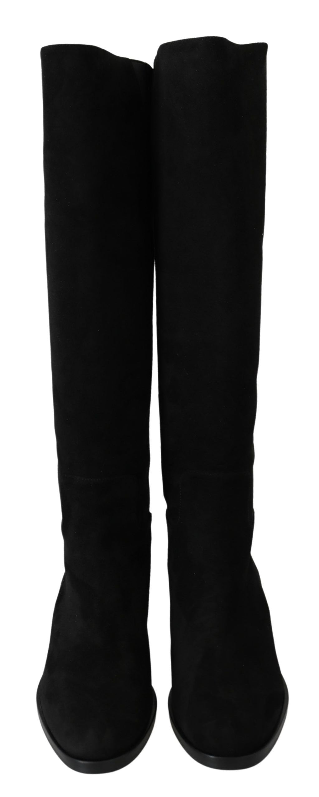 Dolce & Gabbana Black Flat for Women side view