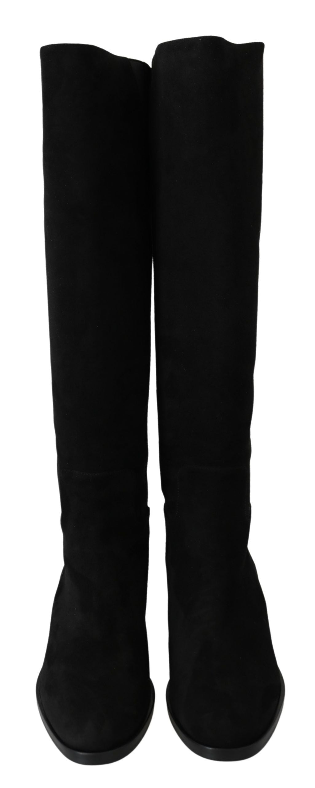 Dolce & Gabbana Black Flat for Women side view