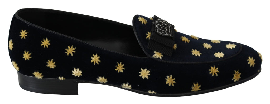 Dolce & Gabbana Black Slip On Loafers for Men