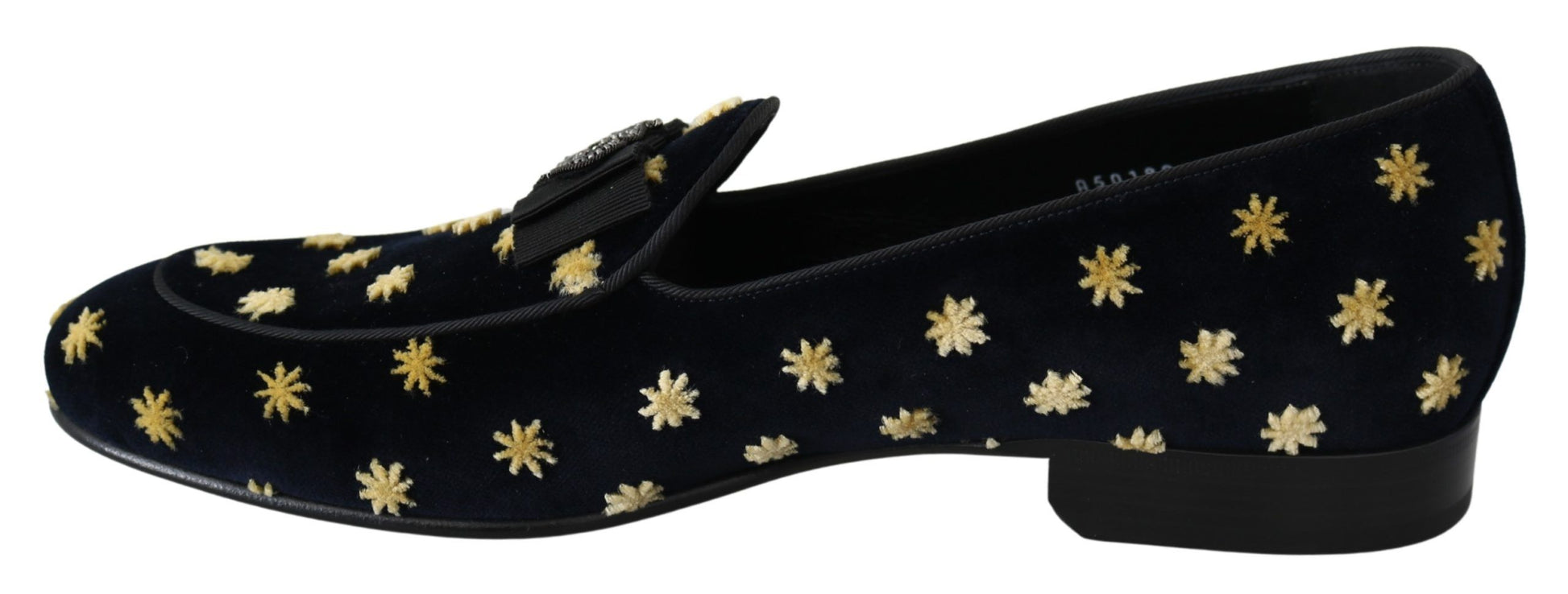 Dolce & Gabbana Black Slip On Loafers for Men detail view