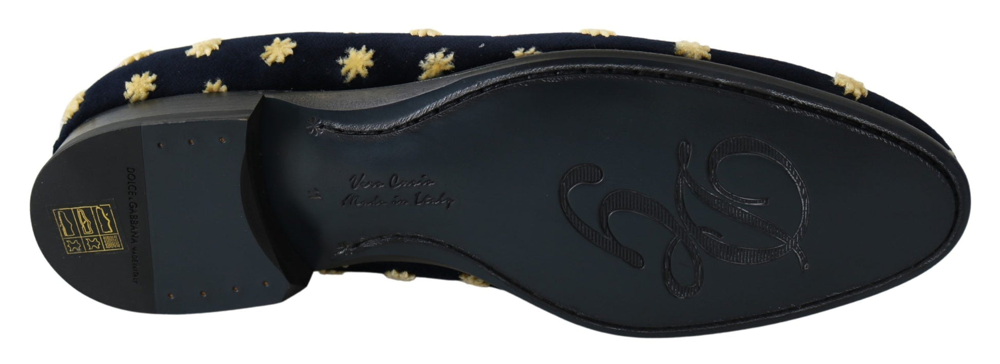 Dolce & Gabbana Black Slip On Loafers for Men side view