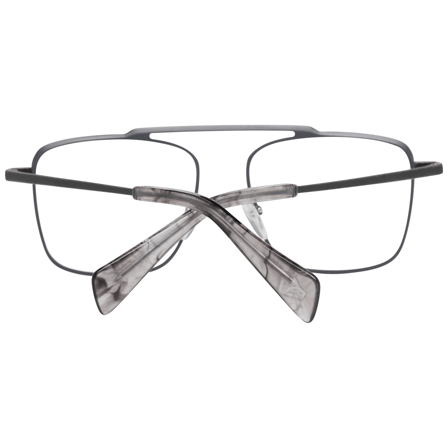 Yohji Yamamoto Grey Glasses Frames for Men detail view