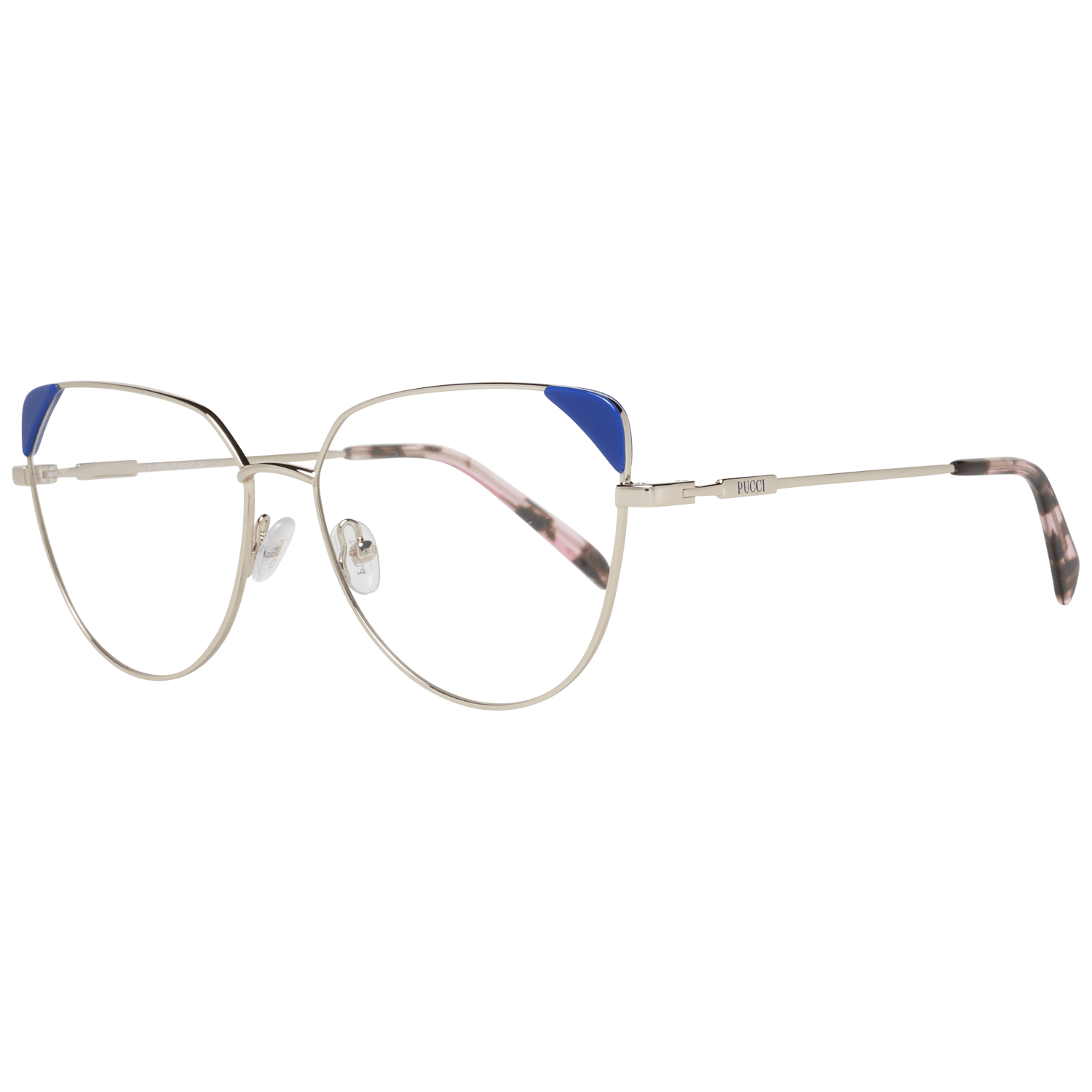 Emilio Pucci Gold Glasses Frames for Women