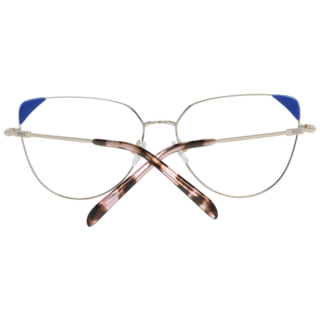 Emilio Pucci Gold Glasses Frames for Women detail view