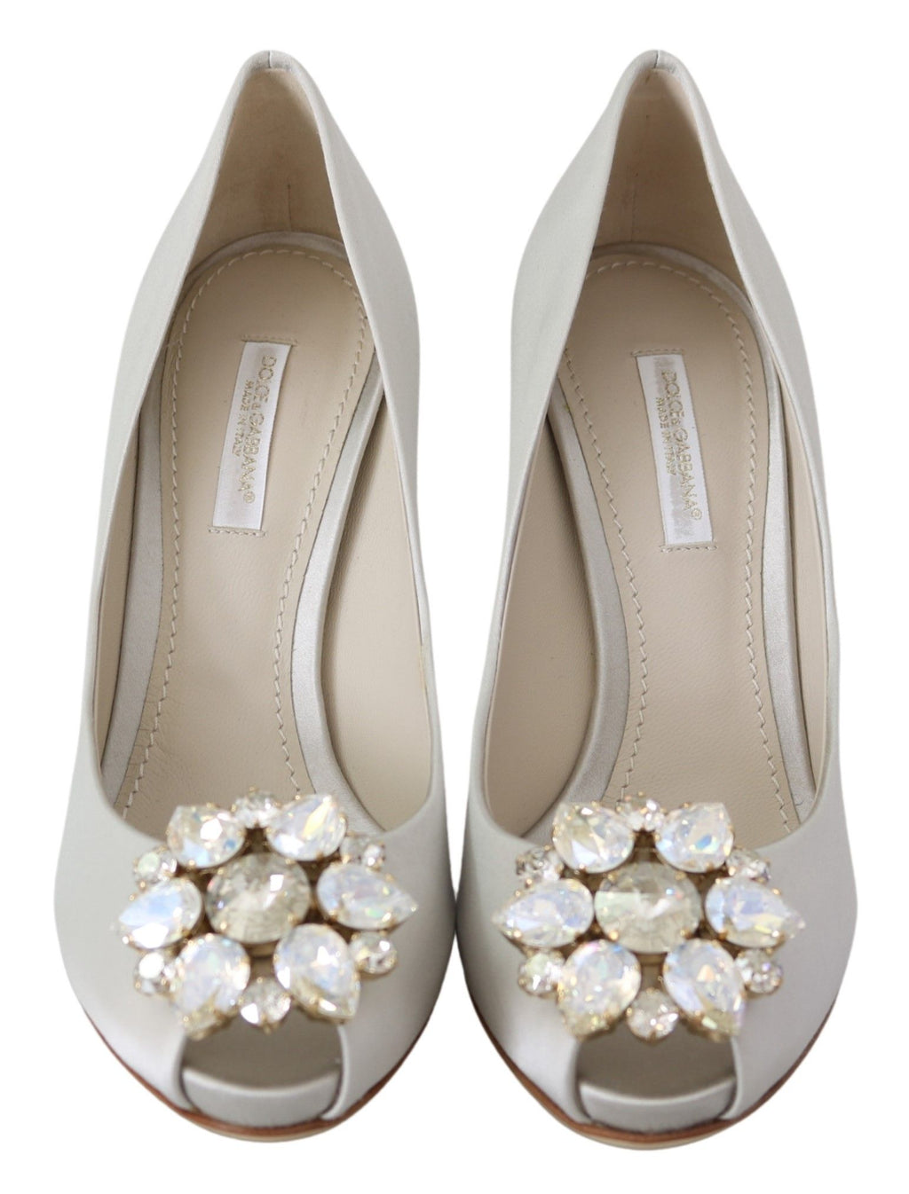 Dolce & Gabbana White High Heel for Women side view