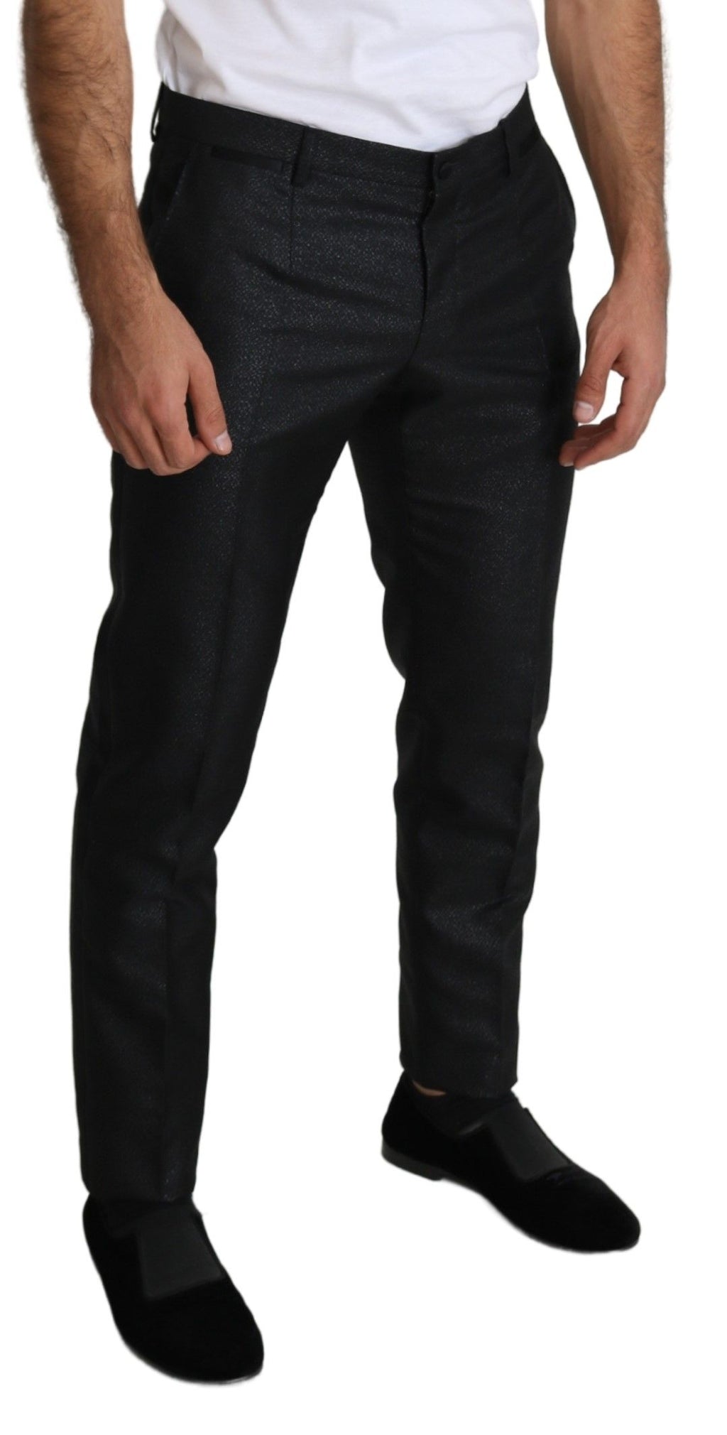 Dolce & Gabbana Black Dress Pants for Men side view