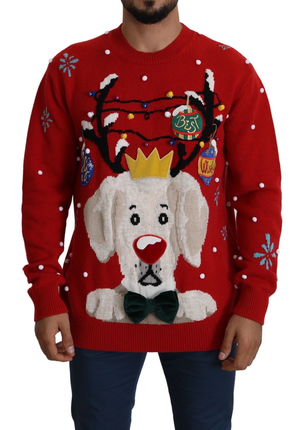 Dolce & Gabbana Red Cashmere for Men