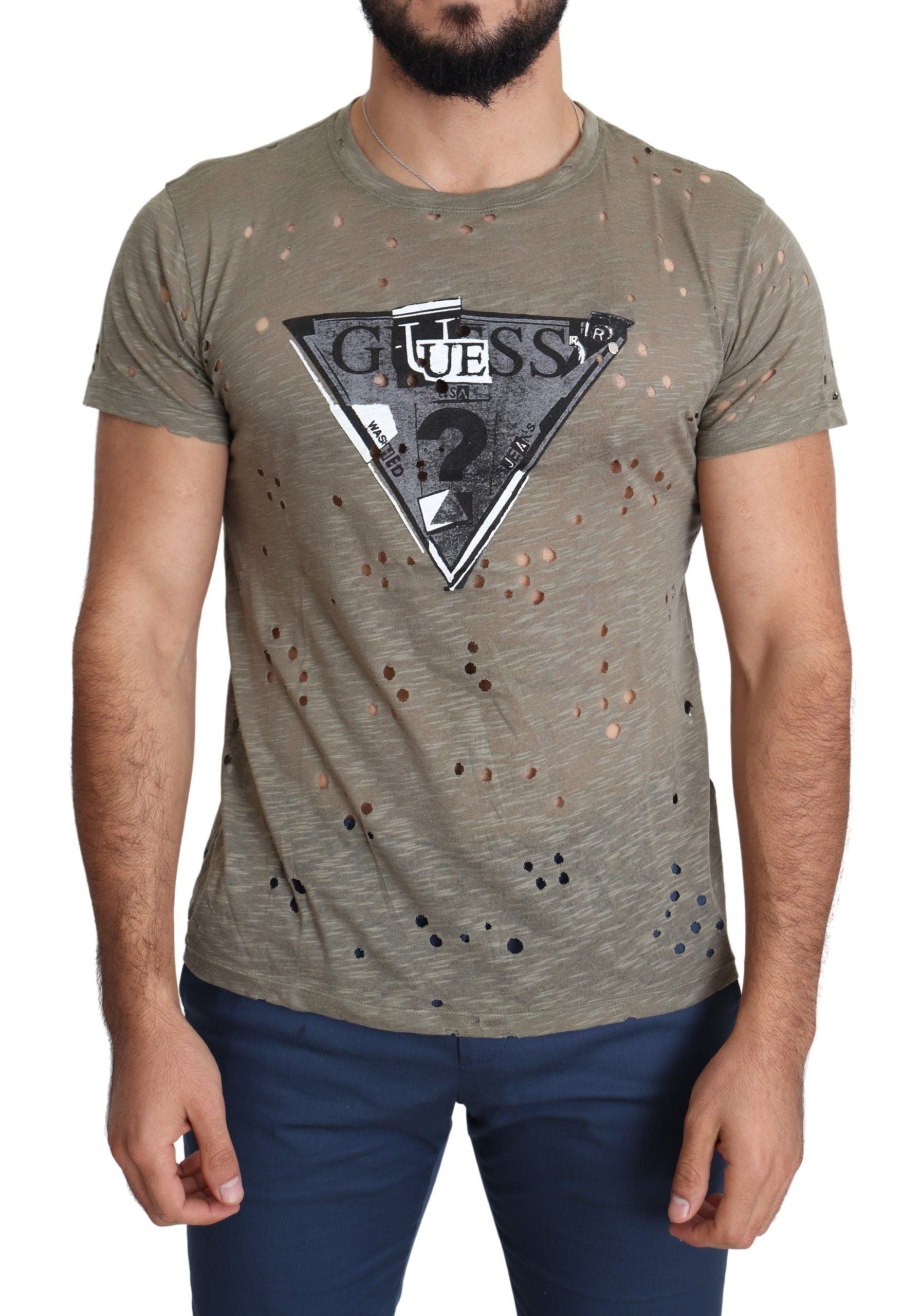 Guess Brown T-Shirt for Men