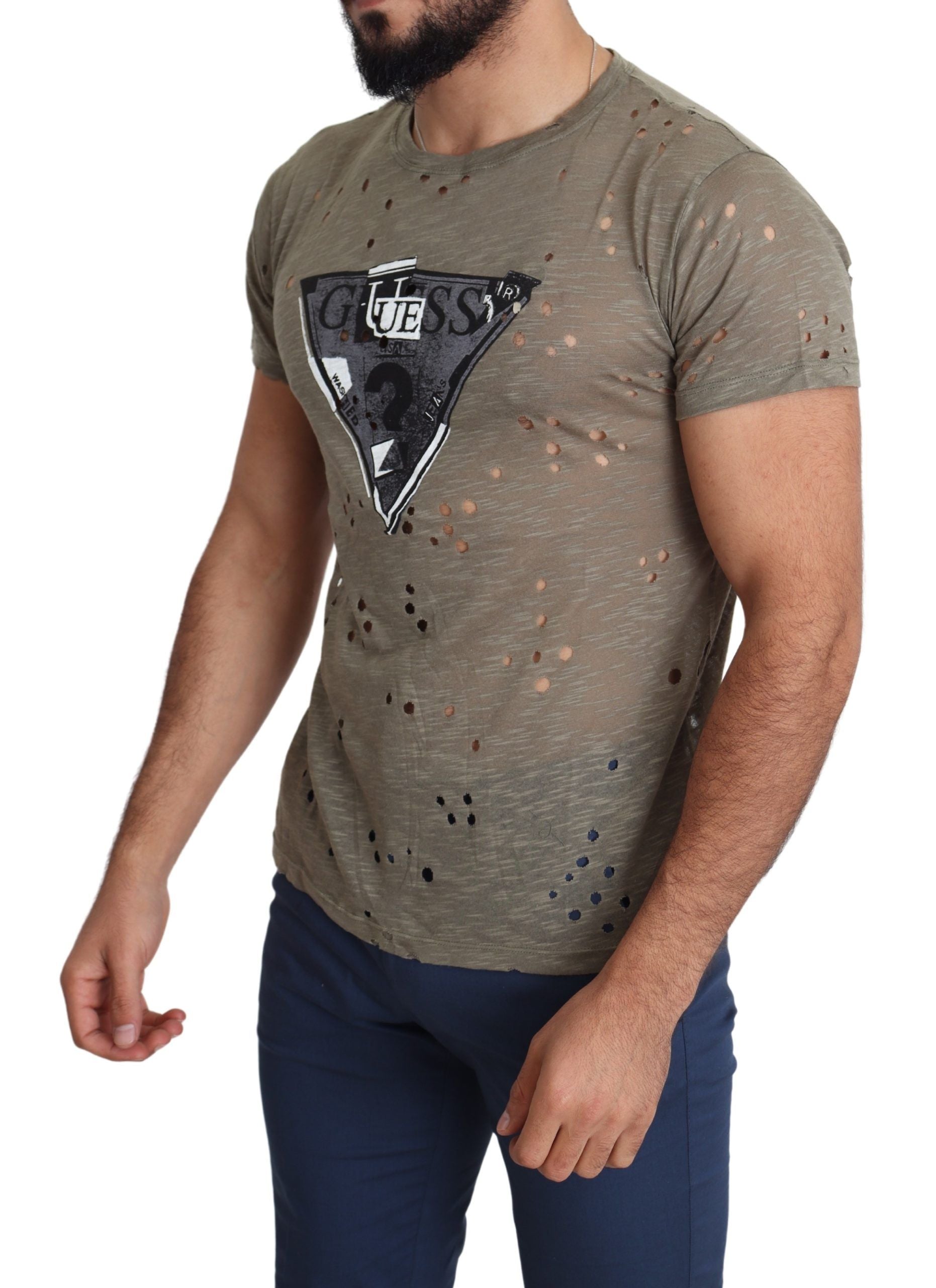 Guess Brown T-Shirt for Men alternate view