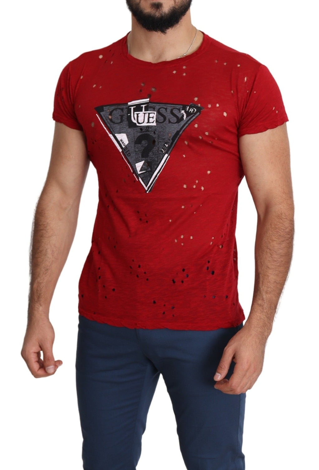 Guess Red T-Shirt for Men additional view