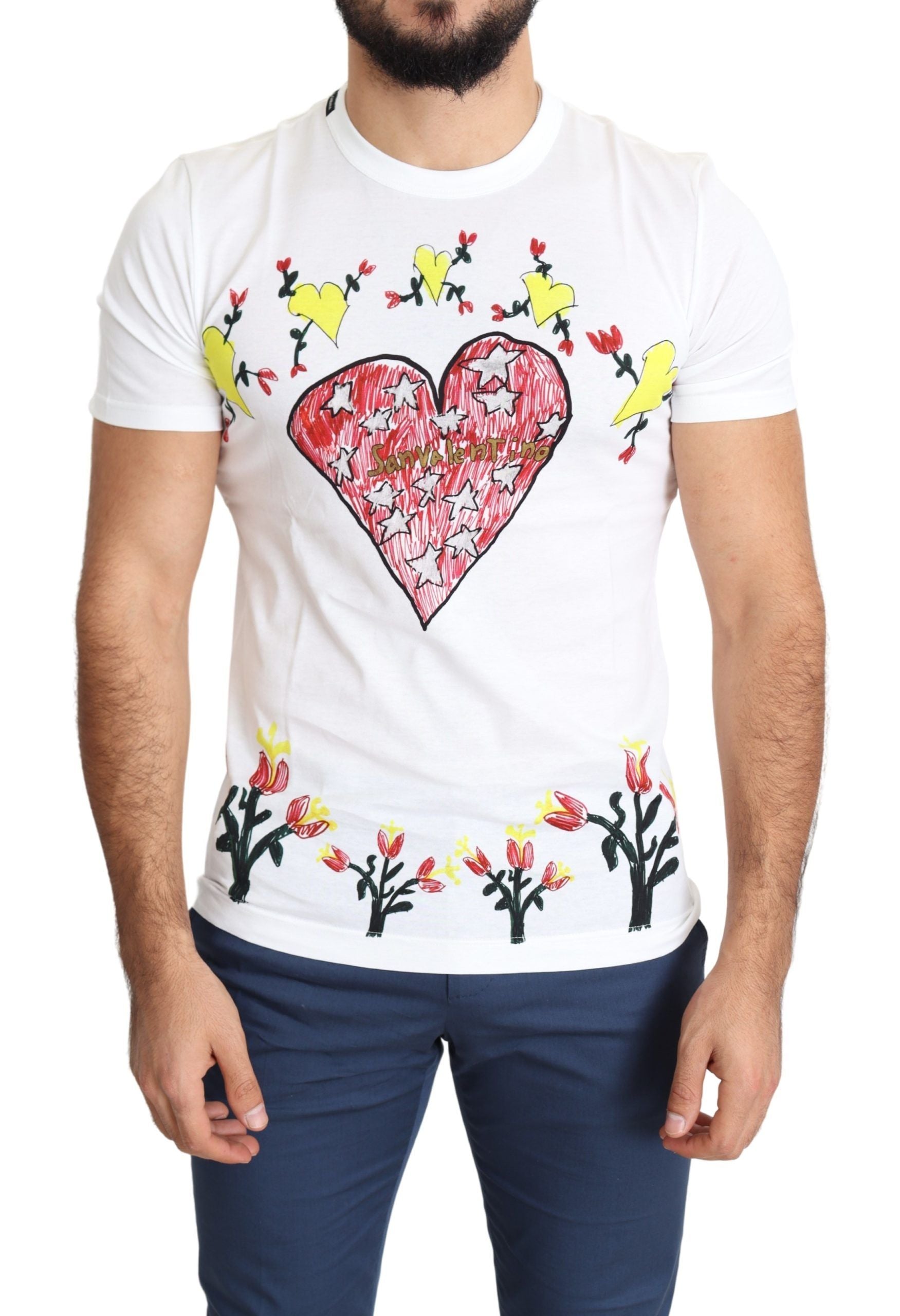 Dolce & Gabbana White T-Shirt for Men