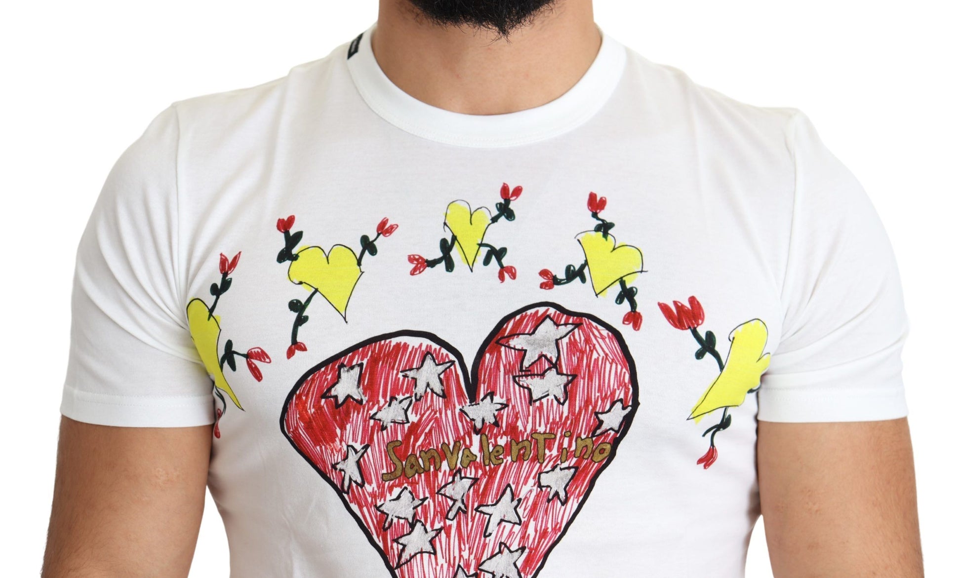 Dolce & Gabbana White T-Shirt for Men side view